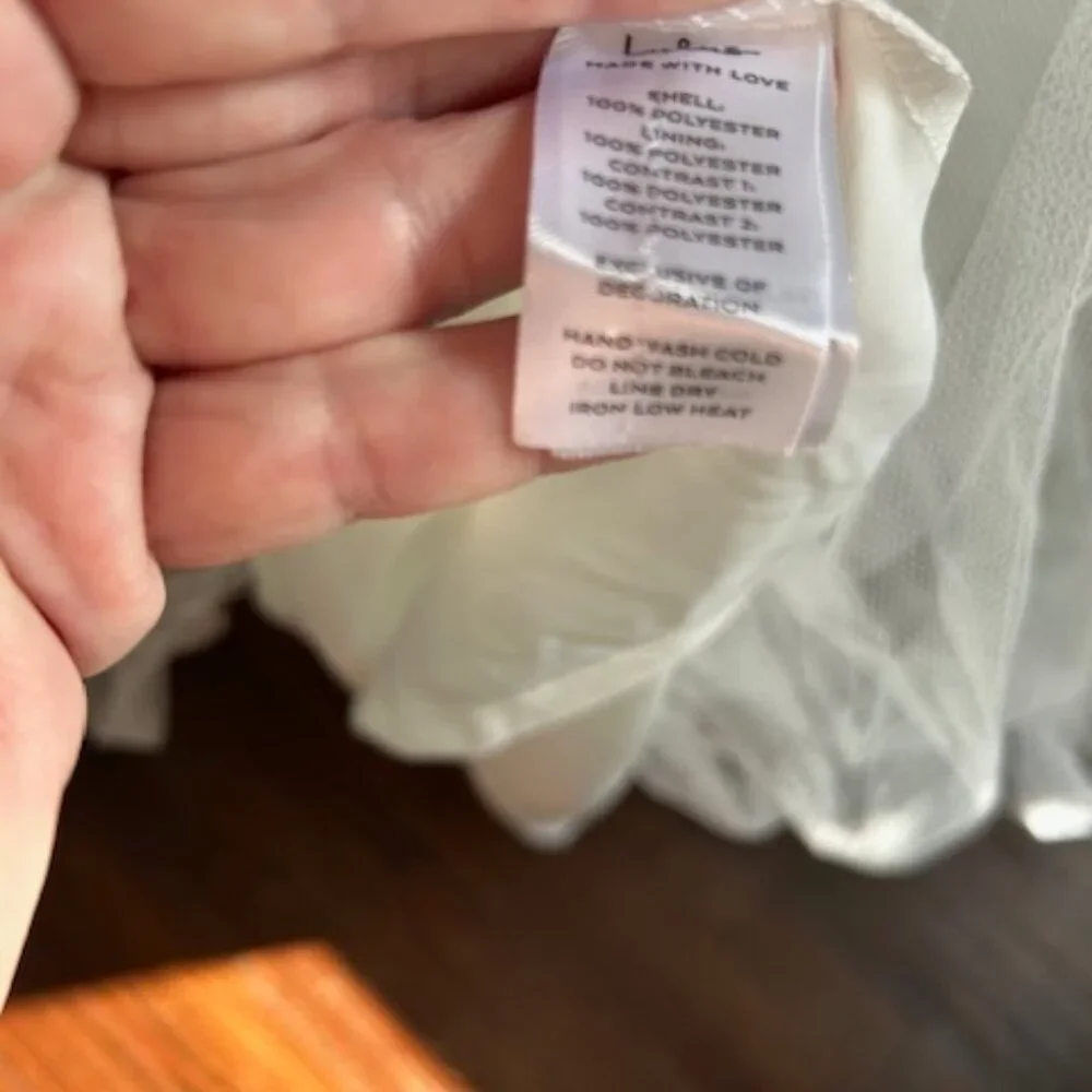 Sweetest Beloved White Mesh Sleeveless Maxi Dress NWT Style 2124916 Sz Med - Picture 10 of 10